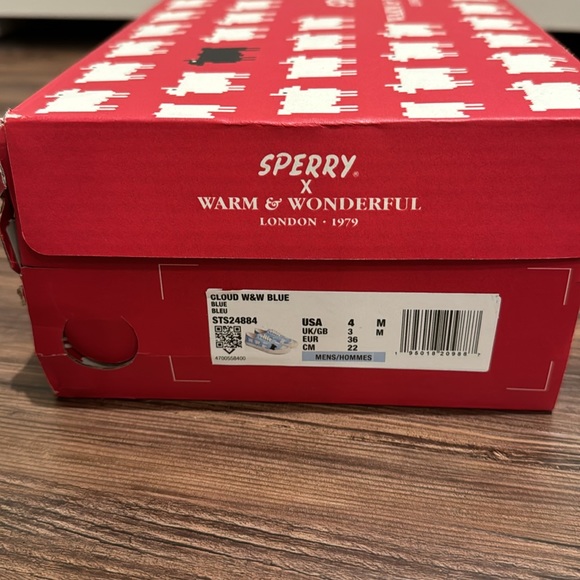 NWT Sperry x Warm & Wonderful Cloud CVO Sheep Sneaker Princess Diana Print! - Picture 8 of 8